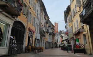 Ville de chambéry, rue ancienne