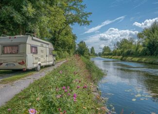 Le canal de bourgogne en camping car