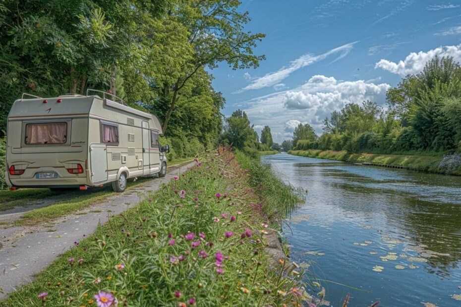 le canal de bourgogne en camping car