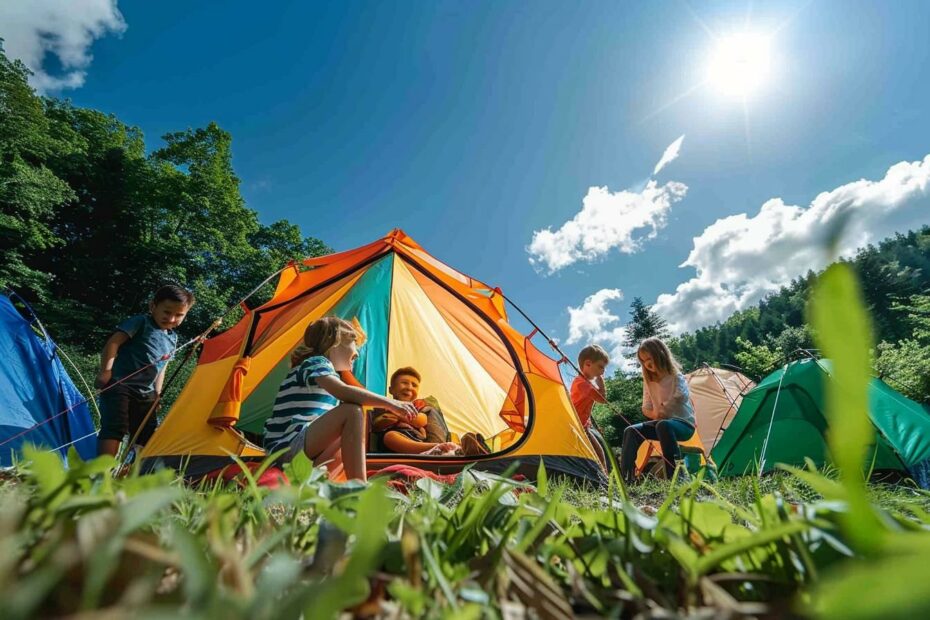 Camping en famille : comment occuper les enfants et passer de bonnes vacances ?