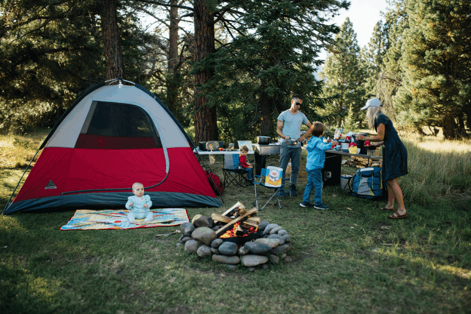 camping avec un bébé