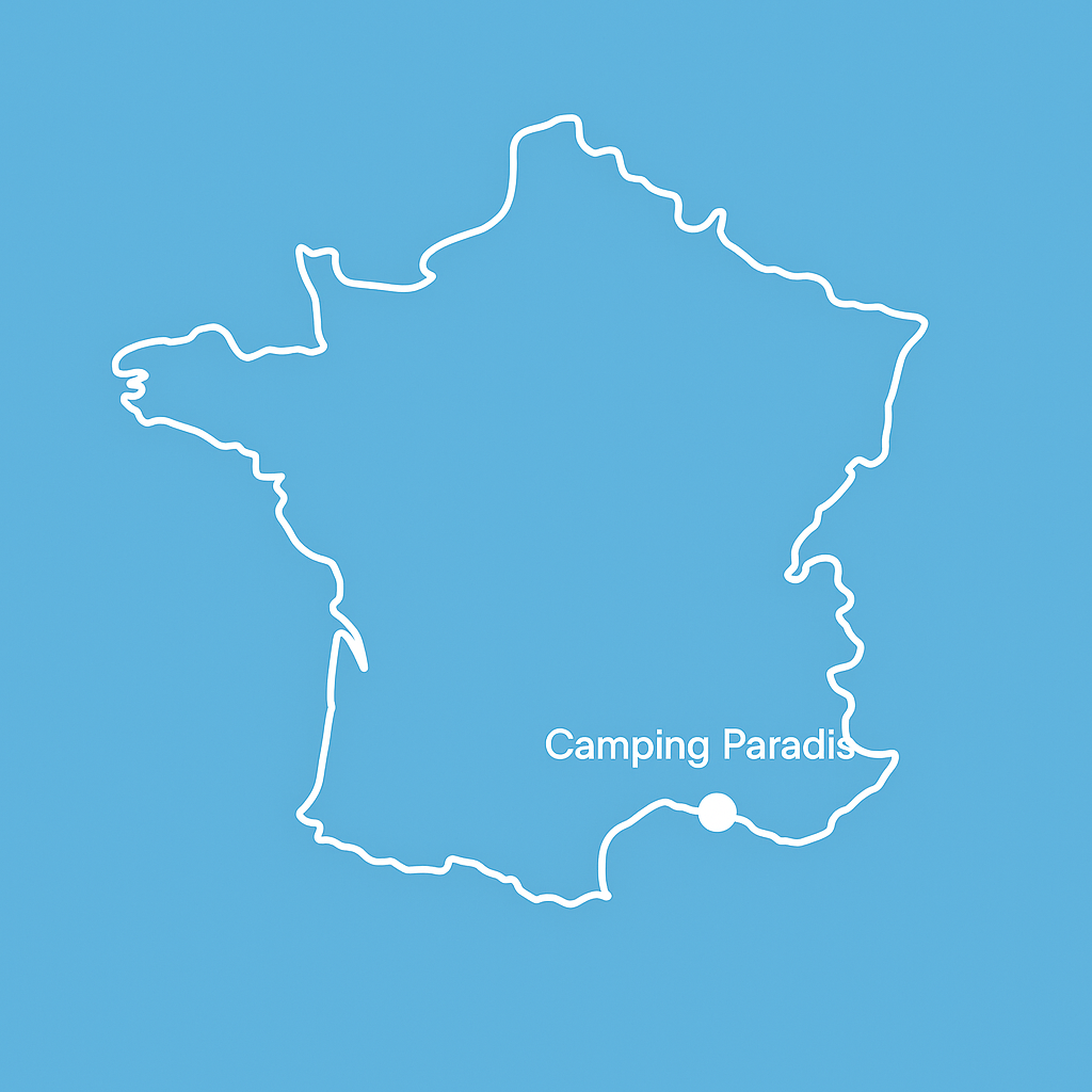 lieu tournage de camping paradis proche de marseille