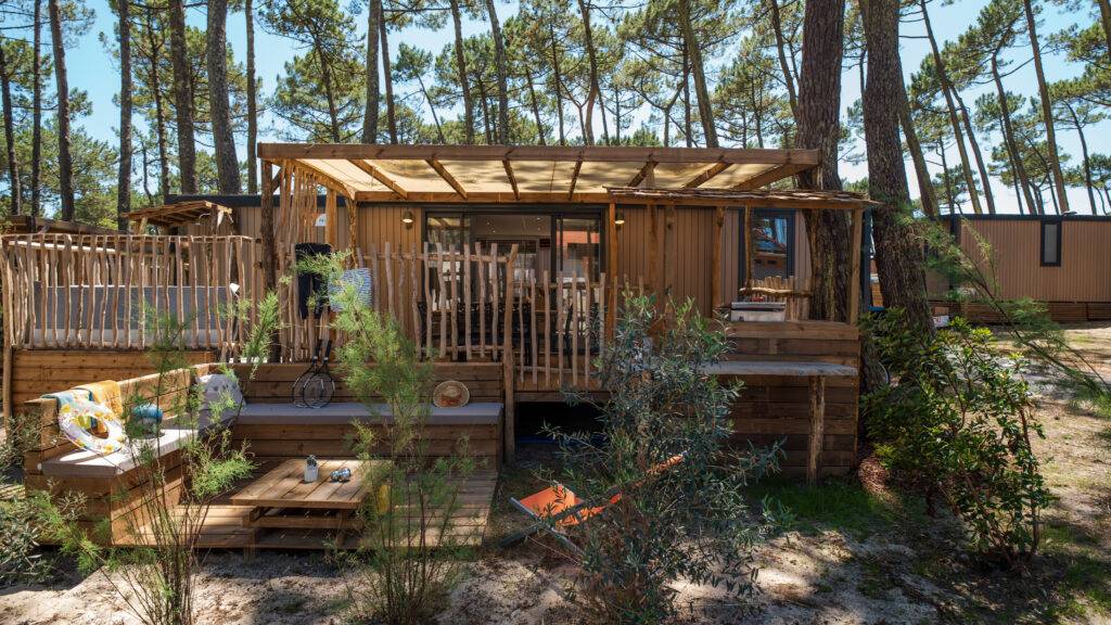 chalet camping le vieux port les landes