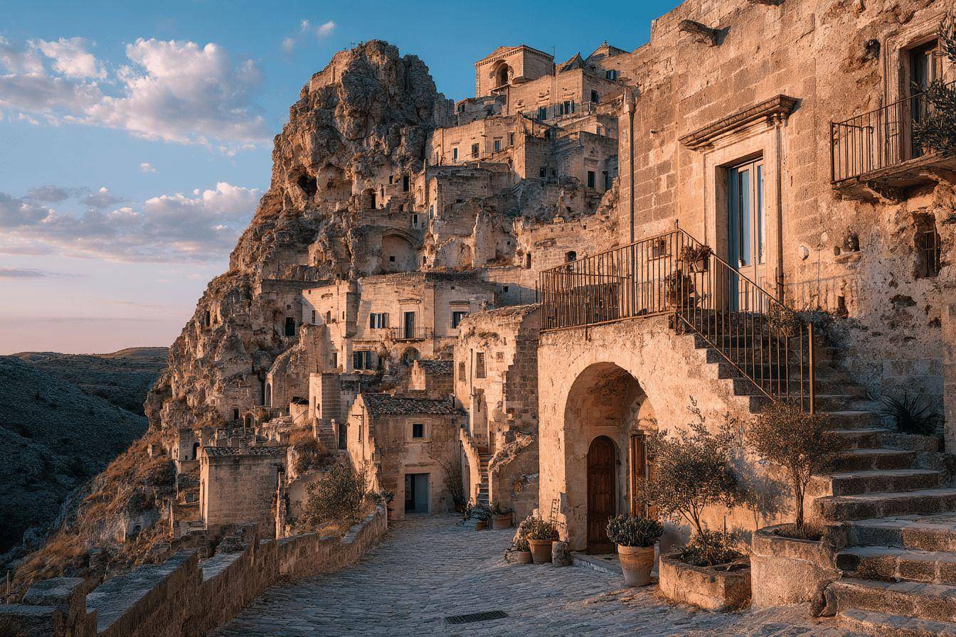 matera en camping car en italie