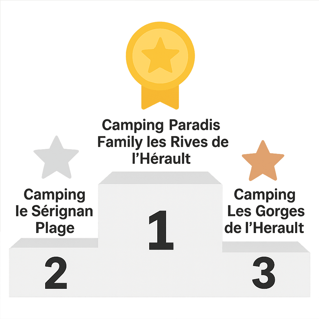classement des meilleurs camping de l'herault