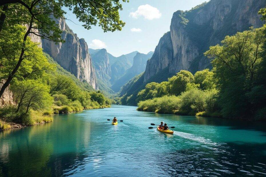 découvrez les gorges de la baume en ardèche à travers notre guide complet sur la randonnée et le canoë. explorez des paysages à couper le souffle, des sentiers pittoresques et des parcours aquatiques inoubliables pour vivre une aventure en pleine nature.
