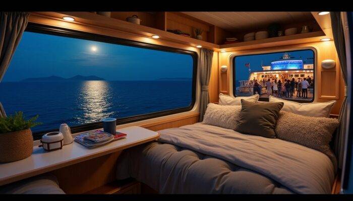 Peut on dormir dans son camping-car sur un ferry