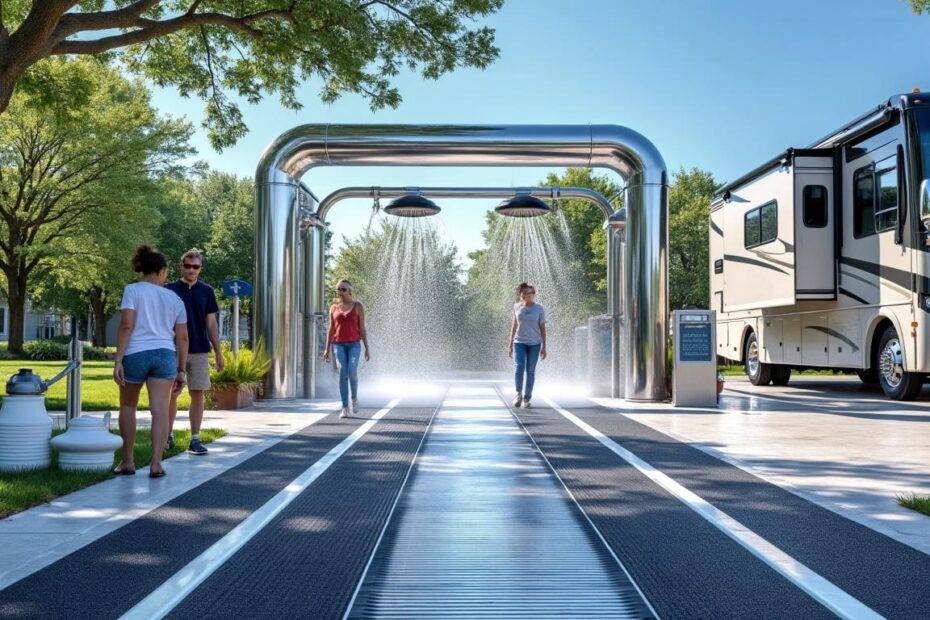 découvrez notre station de lavage avec passerelle spécialement conçue pour camping-cars. profitez d’un nettoyage facile et sécurisé de votre véhicule grâce à nos équipements adaptés et accessibles.