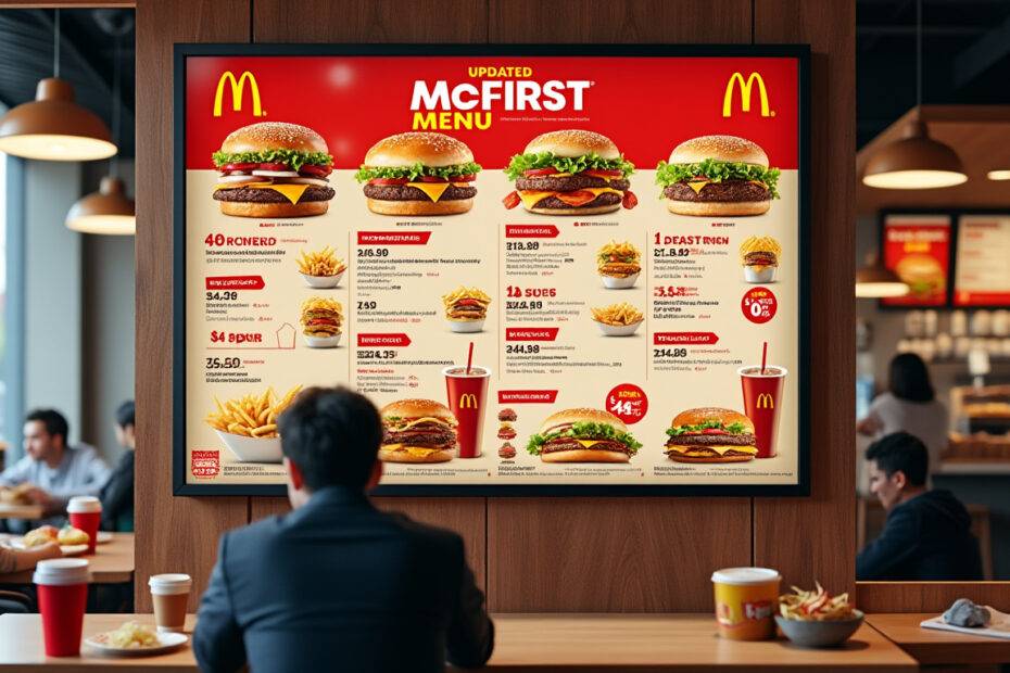 consultez les prix du menu mcfirst 2025 : trouvez les tarifs mis à jour et profitez de nos conseils pour faire des économies lors de votre prochain passage chez mcdonald's.