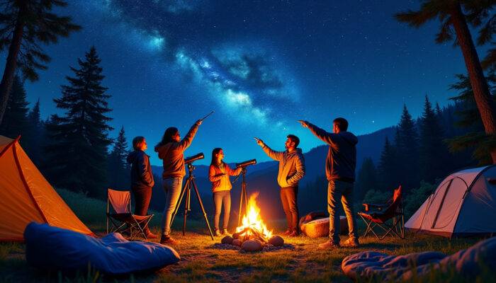 Camping astronomie : comment observer les étoiles en pleine nature en 2025 ?