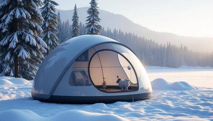 Tente gonflable haut de gamme hiver : pourquoi investir en 2025 pour vos aventures grand froid ?