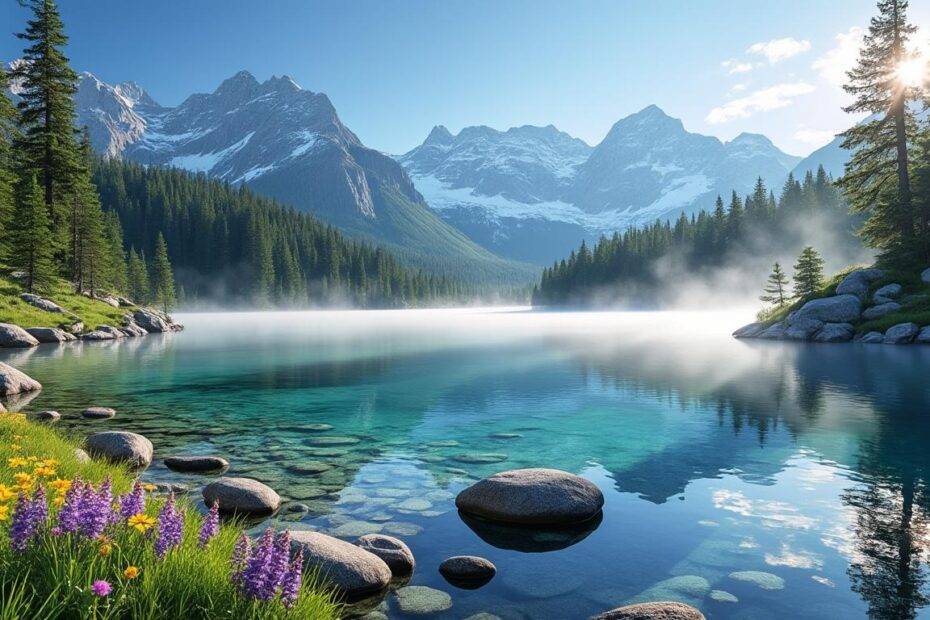 explorez l'Ă©tang de bethmale, un trĂ©sor naturel nichĂ© au cĆur des pyrĂ©nĂ©es, parfait pour les amoureux de la nature et les randonneurs en quĂȘte de paysages idylliques.