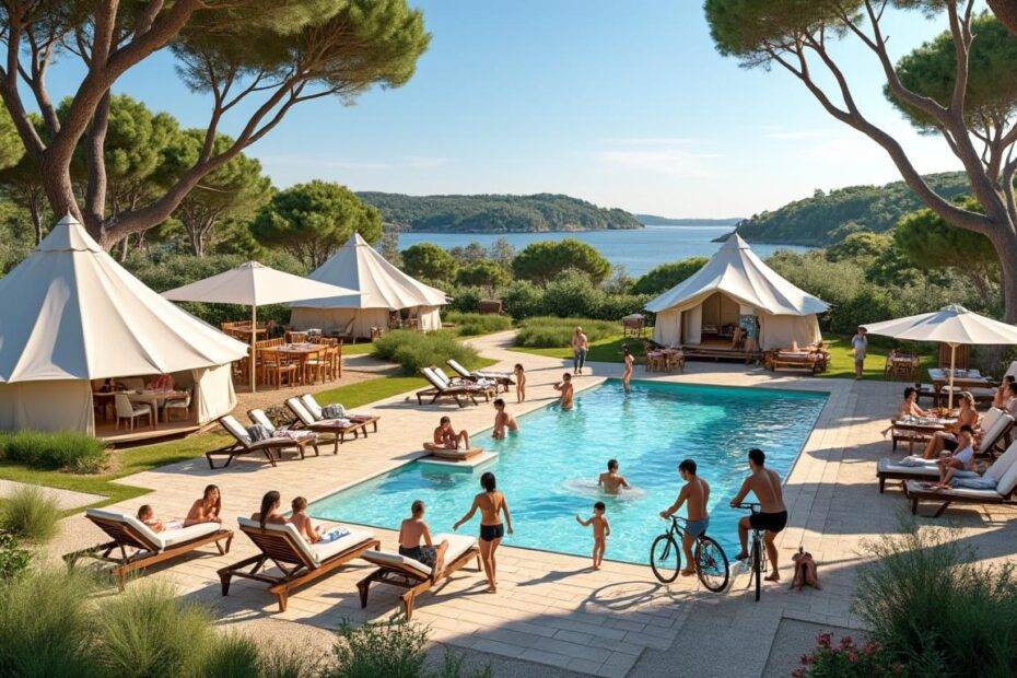 découvrez le camping 5 étoiles domaine du colombier à fréjus, un lieu d'exception pour des vacances inoubliables alliant confort, nature et activités variées.